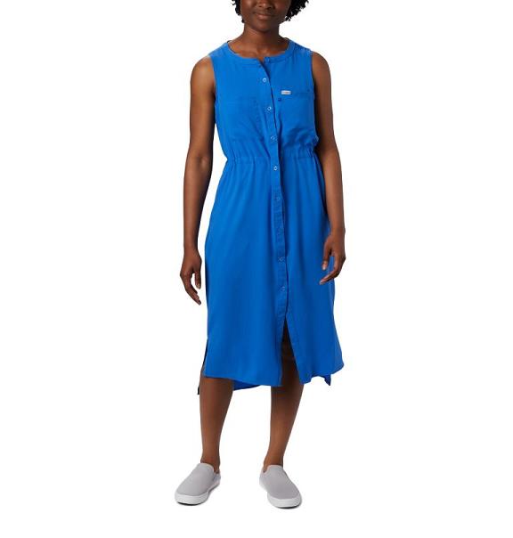 Columbia PFG Tamiami Dresses Women Blue USA (US1326153)